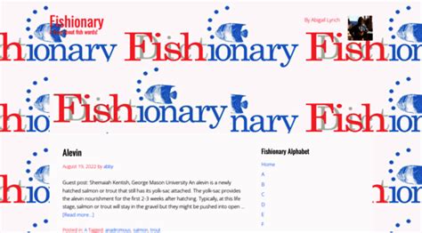 blog fish|Fishionary – A blog about fish words!.